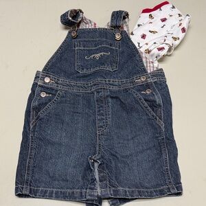 Denim Kids Overalls & construction onesie